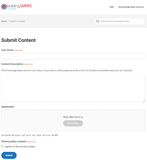 Submit Content